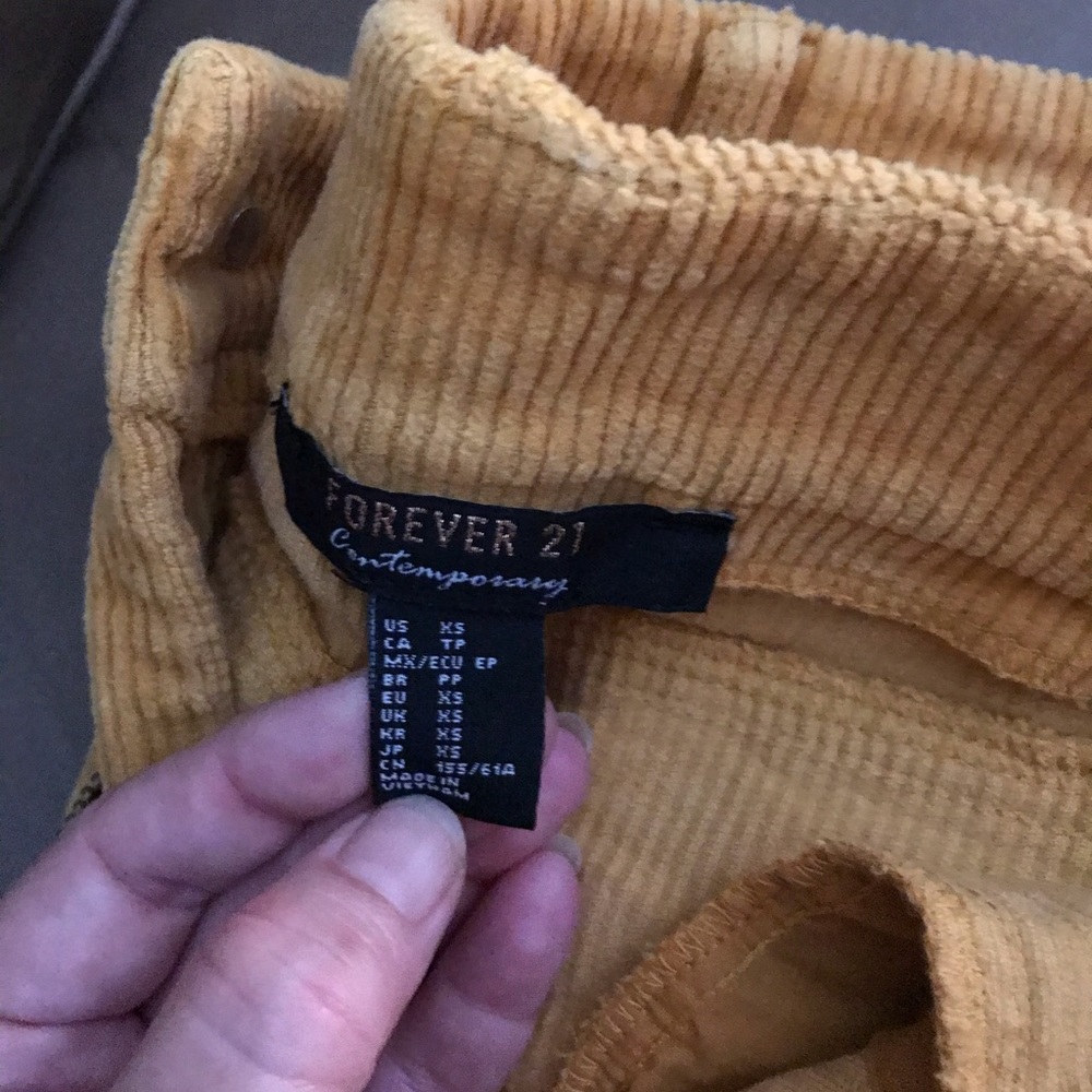Cord pants